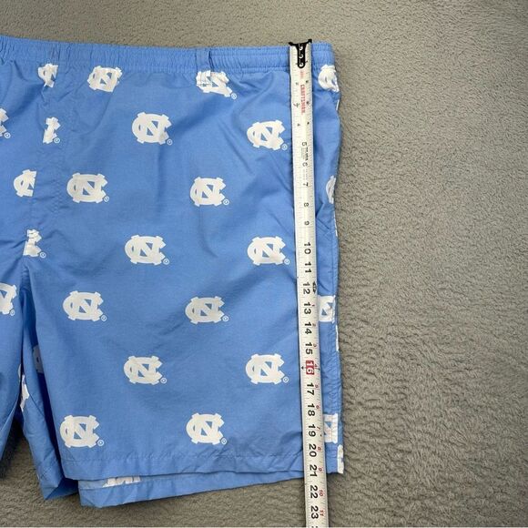 Columbia UNC Swim Trunks Mens 6X Blue Tar Heels Nylon Lined Beach Summer Casual - Picture 10 of 15